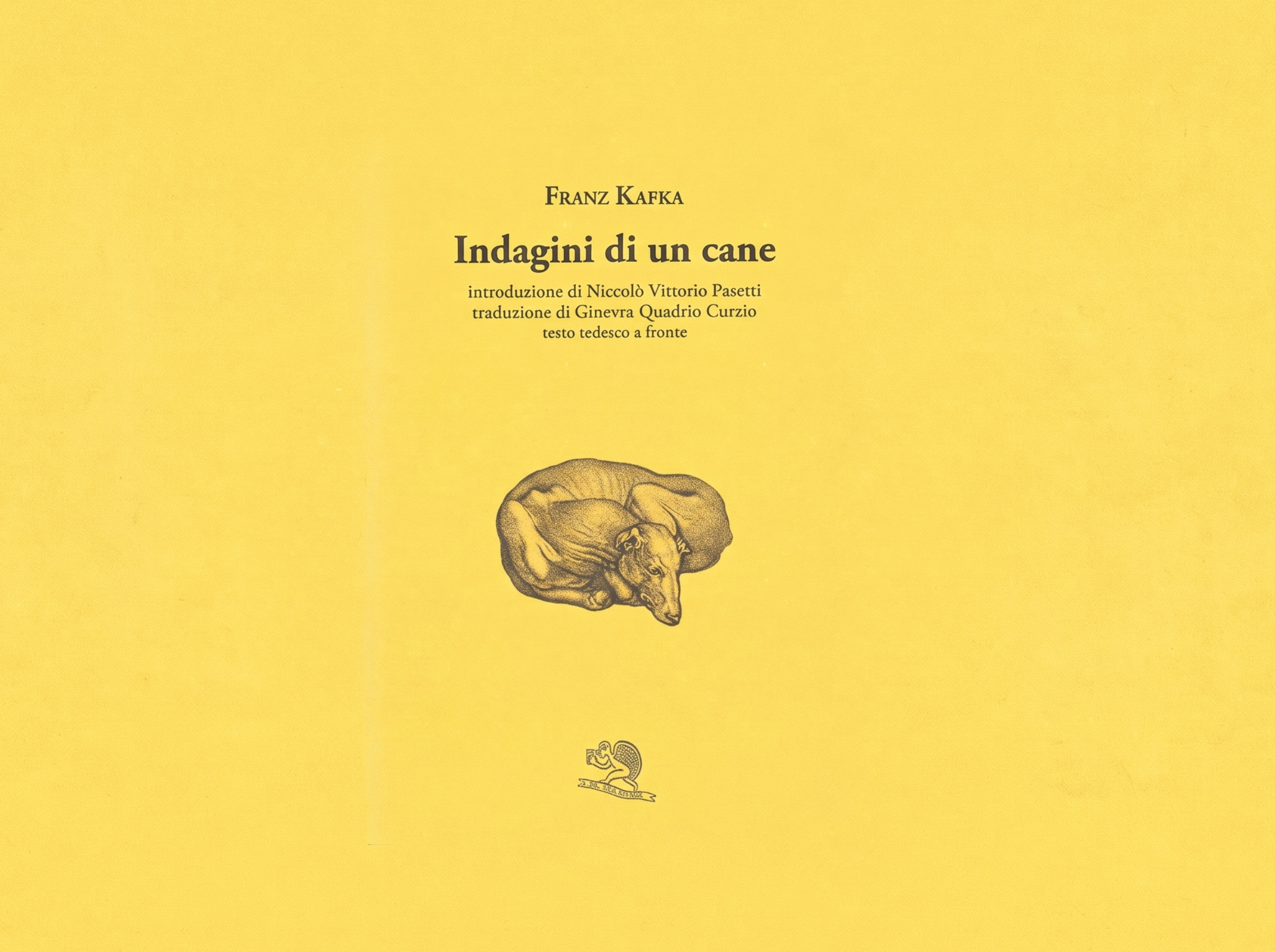 Kafka, un cane e l&rsquo;epistemologia delle &laquo;ultimissime cose&raquo;&nbsp;